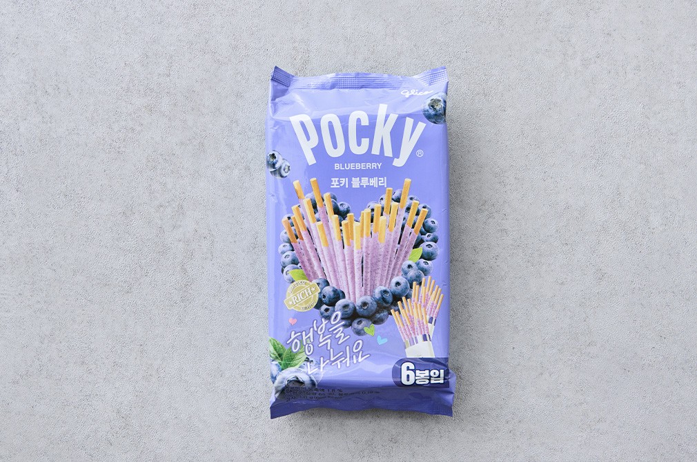 Haitai] Pocky Blueberry Family Pack 131g – Kurly USA